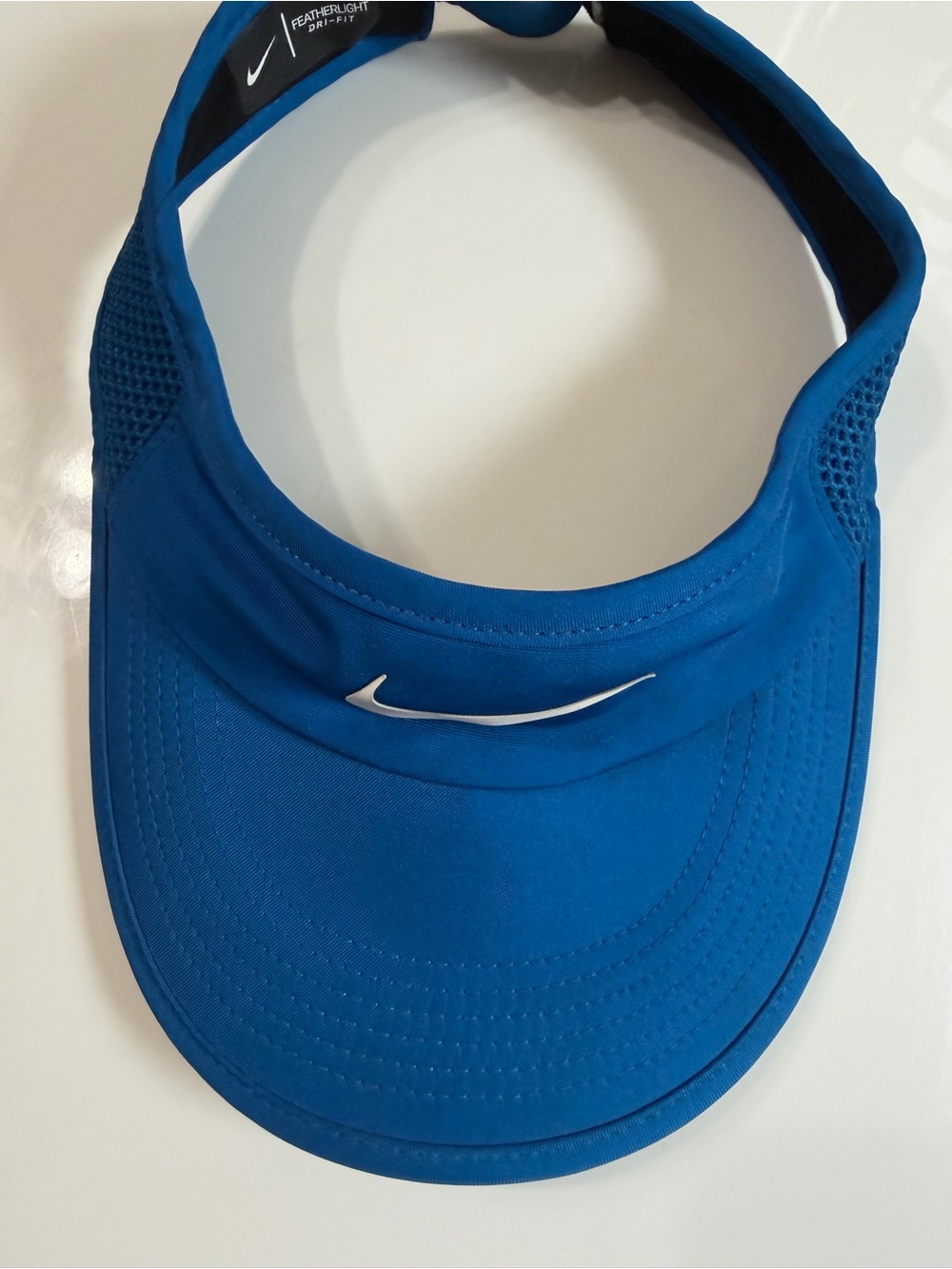 Nike Blue and Black Featherlight Dri-FIT Visor - Picture 2 of 5